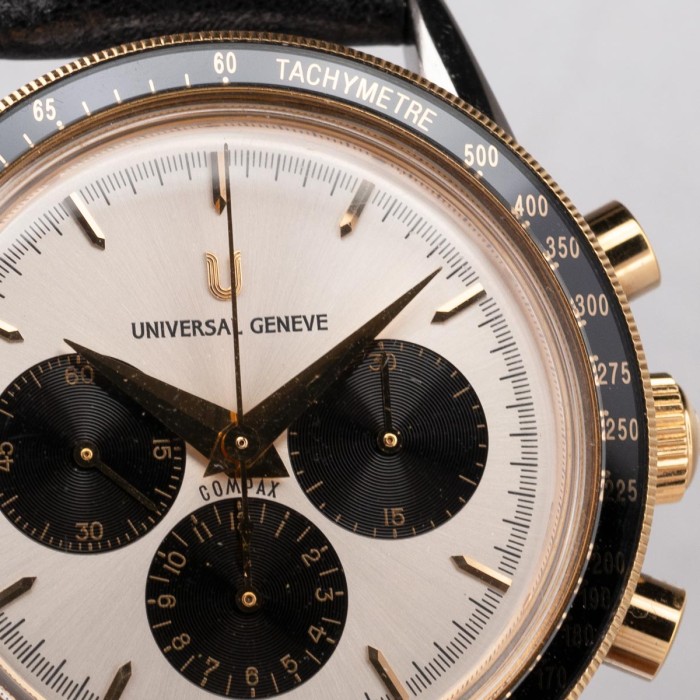 Universal Genève - Compax Steel/Gold Ref. 284.475 with box