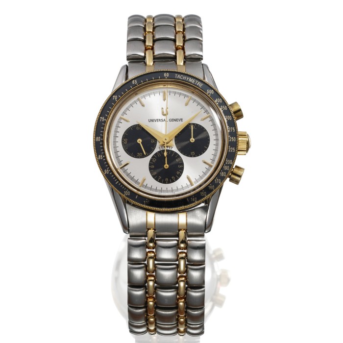 Universal Genève - Compax Steel/Gold Ref. 284.475 with box