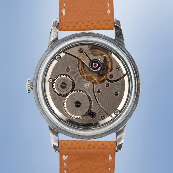 Universal Genève - Double Signed J.W. Benson London Triple Calendar Vintage Chromed 38mm Circa 1950 Ref. 31305