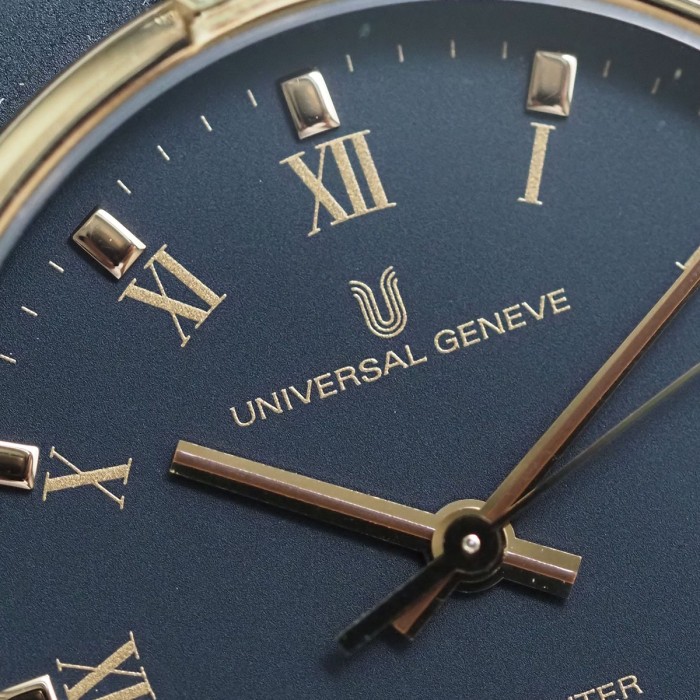 Universal Genève - NOS Polerouter Black PVD 31mm Quartz Circa 1990
