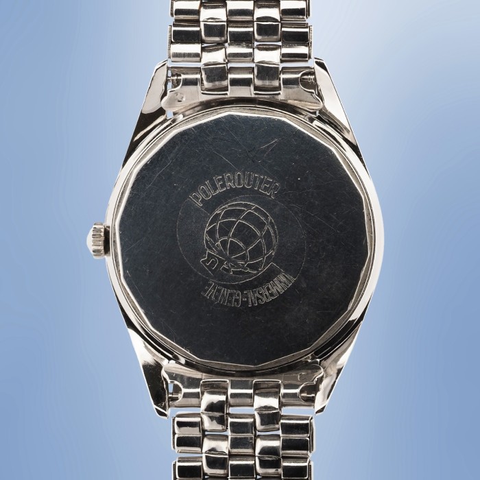 Universal Genève - Polerouter Date Automatic Microtor Vintage Gay Frères Bracelet Circa 1960 Ref. 204610-7