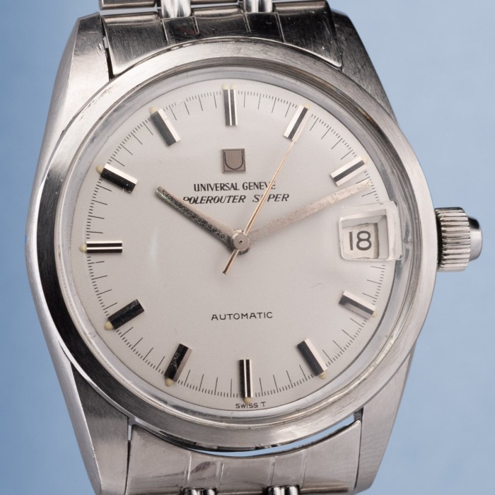 Universal Genève - Polerouter Super Ref. 869.112 with Gay Frères bracelet