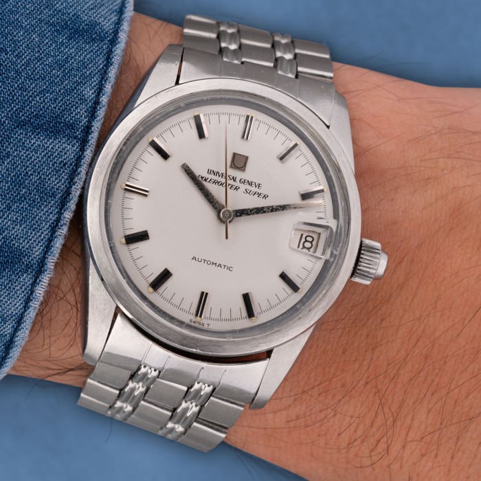 Universal Genève - Polerouter Super Ref. 869.112 with Gay Frères bracelet