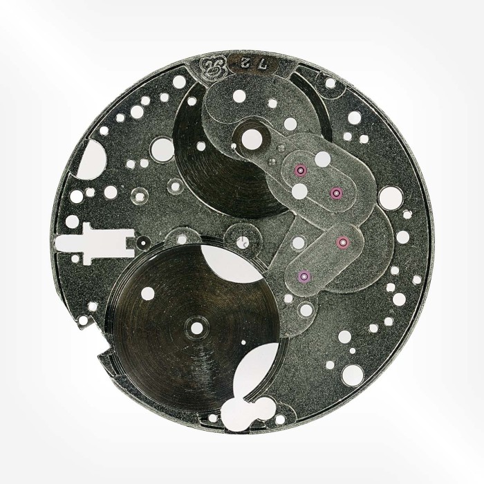 Valjoux Cal. 72A - Main plate 100A