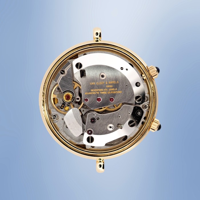 Van Cleef & Arpels - Traveler World Time Alarm Limited Edition: N.78 18k Yellow Gold Circa 1990 Cal. JLC 911 Ref. 44833