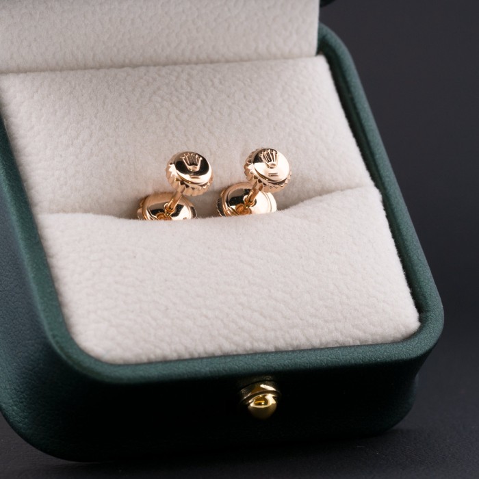 Watch Spare - Earrings made from original Rolex vintage crown of 5.3mm