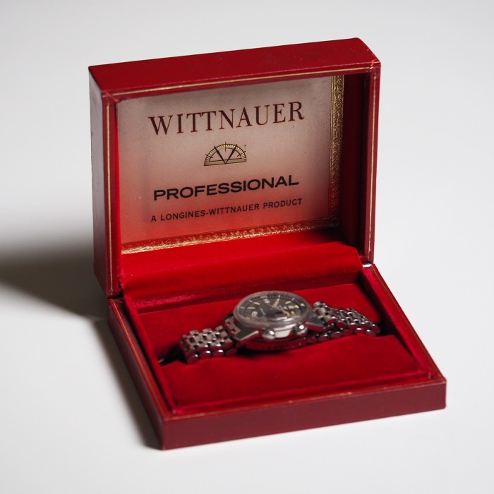 Wittnauer - Super Compressor Vintage Diver with box Circa 1960 Ref. 8007