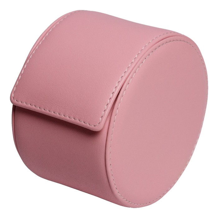 Kross Studio - The Chromatic Watch Roll Collection Baby Pink Leather