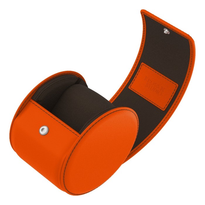 Kross Studio - The Chromatic Watch Roll Collection Orange Leather