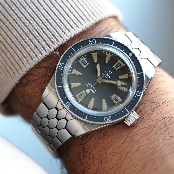 Yema - Superman Skin Diver Slim CMM.20 Limited Edition Micro Rotor Circa 2024 Full Set Ref. 12.24.99.SN.M3