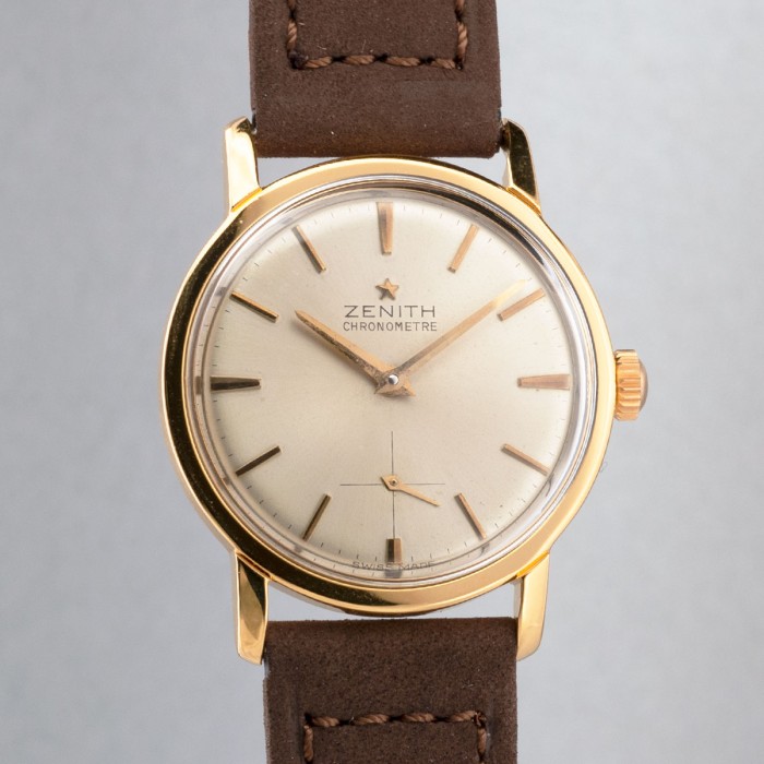 Zenith - Chronomètre Vintage gold plated