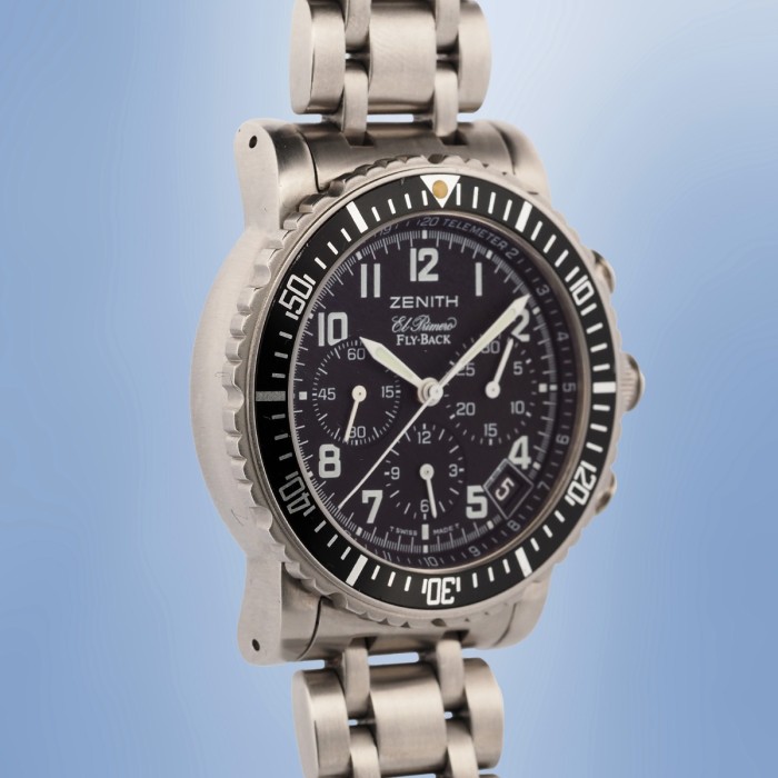 Zenith - Rainbow Flyback El Primero Chronograph Automatic Circa 1995 Ref. 01/02.0470.405