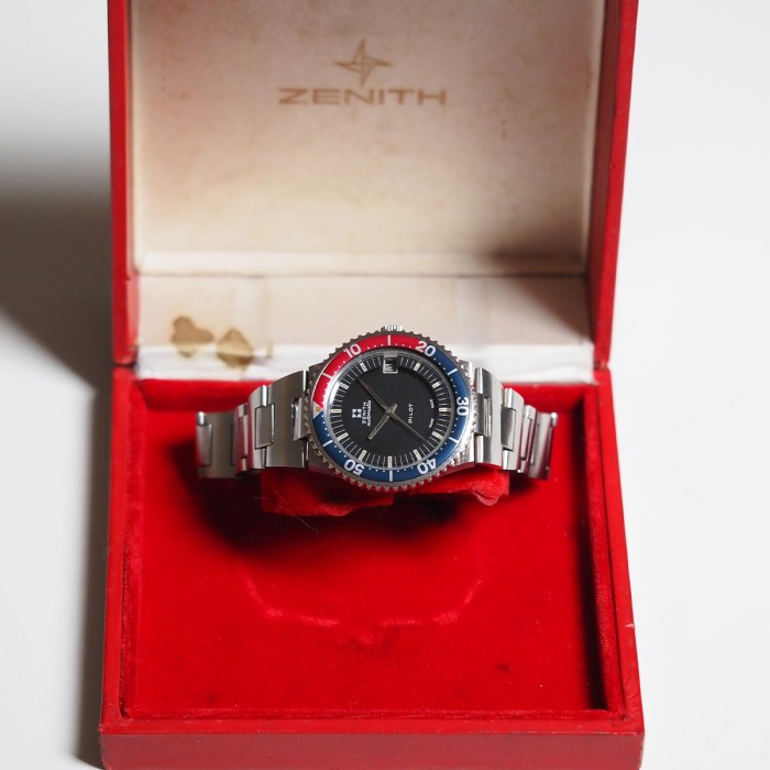Zenith - Pilot Surf Vintage Circa 1970 with Box Ref. 02.0190.380