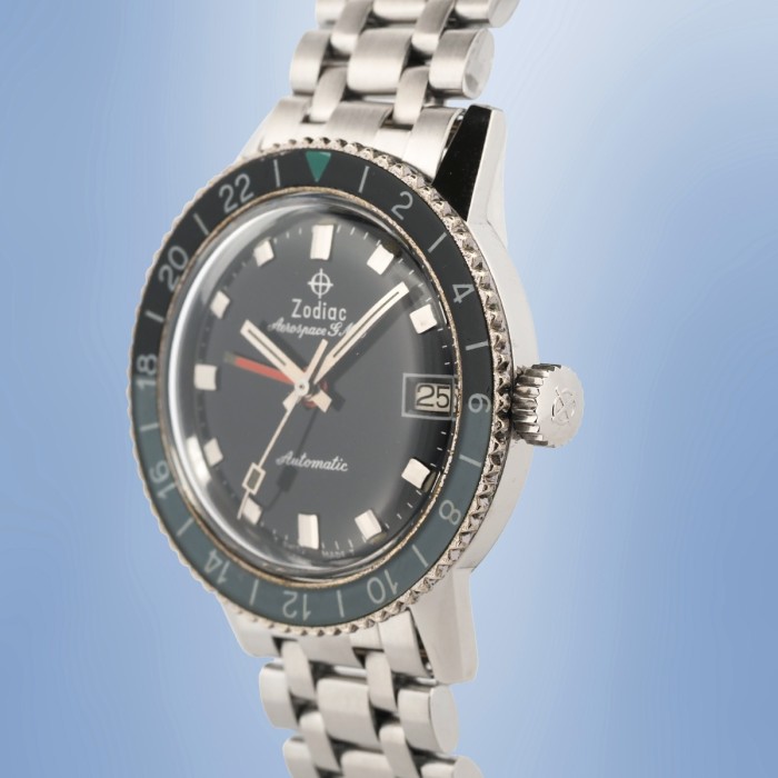 Zodiac - Aerospace GMT Circa 1960 JB Champion Bracelet