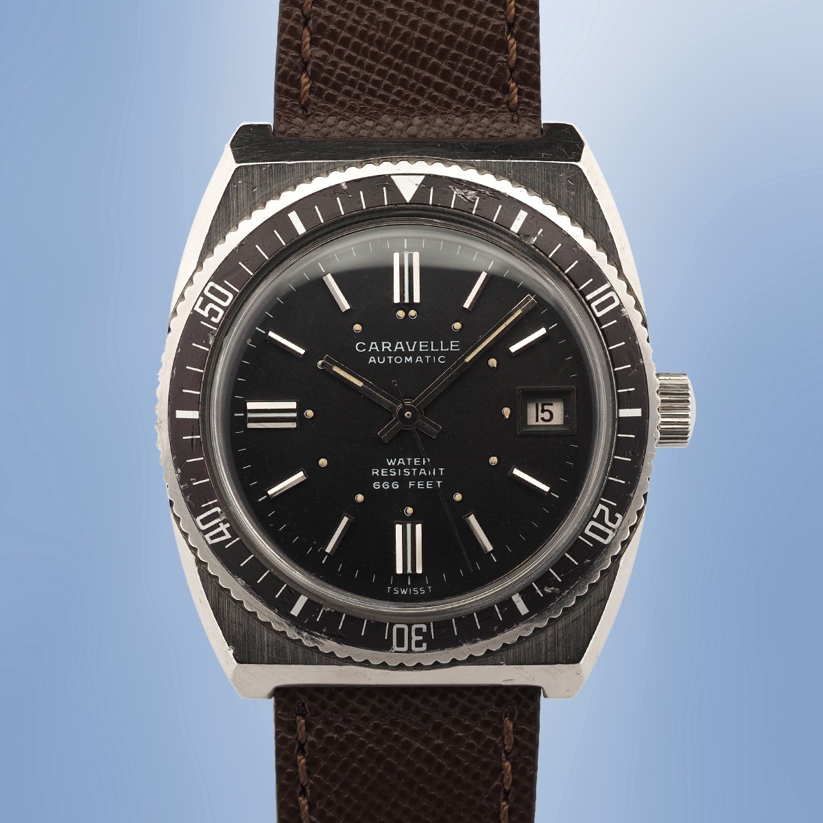 Caravelle - Automatic Vintage Diver 666 Feet Réf. 3026-OKACD