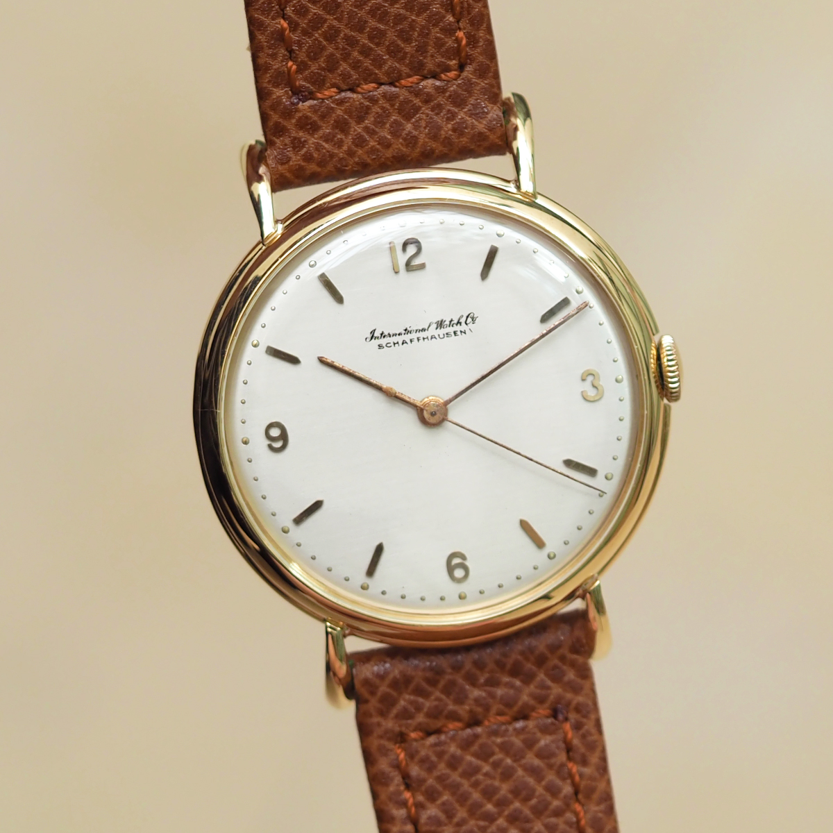 slim fit dress slacks 1955 IWC Cal.89 Hand Wind 18K Solid Gold – VINTAGE TIMEPIECE